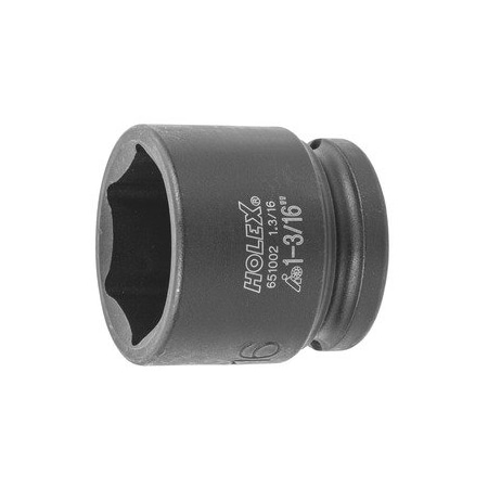Holex Impact Socket, 1/2 inch Drive, 6 pt, 1.3/16 inch 651002 1.3/16